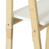 SoBuy Polica knjižnih polic na stopniščih Lesena lestvica FRG162-N
