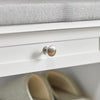 SoBuy Shoad Bench vhod čevelj čevelj pod kontejnerjem klopi 107x35x50 cm fsr83-w