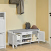 SoBuy Shoad Bench vhod čevelj čevelj pod kontejnerjem klopi 107x35x50 cm fsr83-w