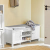 SoBuy Shoad Bench vhod čevelj čevelj pod kontejnerjem klopi 107x35x50 cm fsr83-w