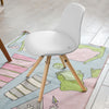 SoBuy Otroški stol barvit stol stol dojenček bel fst46-w