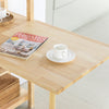SoBuy Majhna kuhinjska miza tal kuhinjska miza jedilna miza credna creenza zložljive mize fwt70-n