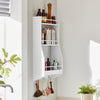 Sobuy Wall Unit Kitchen Organizacija vkrcanje kuhinje za varčevanje z organizatorjem kuhinje za viseče police, ki se obesi na steni KCR12-W