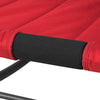 SoBuy Garden COT s kolesi, ki se zibljejo na folišču, eno posteljo z eno posteljo max. 200 kg l97*p207 cm rdeča OGS44-r