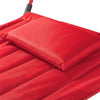 SoBuy Garden COT s kolesi, ki se zibljejo na folišču, eno posteljo z eno posteljo max. 200 kg l97*p207 cm rdeča OGS44-r