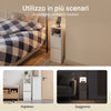 SoBuy FBT149-WN Slim Bedside Table with 2 Drawers and Shelf - White Night Table 20x35x60 cm