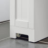 Kopija SoBuy Polica za varčevanje s prostorom z 2 odstranljivimi sivimi košarami kopalniška omara bela 20x60x70cm BZR83-W