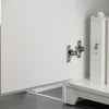 Kopija SoBuy Mobilna podlaga za kopalniške omare za umivalnik z 2 belimi vrati 60x30x60cm BZR108-W