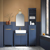 Kopija SoBuy Visoka kopalniška omarica, kopalniška stena z držalom za vrata, zemeljska garderoba, naravna barva, 40x35x172cm, BZR95-N