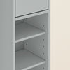 SoBuy BZR34-II-HG, Kopalniška omarica 20 cm višine, Kopalniška omarica za shranjevanje, Vodoodporen MDF z nastavljivimi policami, Svetlo siva, Š20 x G 20 x V 180 cm