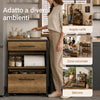 SoBuy FKW118-PF carrello cucina portata 63 kg, materiale PB E1 e metallo