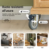 SoBuy FKW13-N Carrello cucina mobile salvaspazio con 4 ruote piroettanti 360°