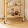 SoBuy Wooden trolley 80x40x90cm FKW24-N