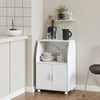 Sobuy kuhinjska kuhinjska kuhinjska vozička vrata bela mikrovalovna pečica FRG241-W