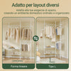 SoBuy Walk-in wardrobe 195x42x295cm FRG34-II-W