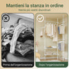 SoBuy Walk-in wardrobe 195x42x295cm FRG34-II-W