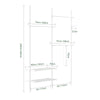 SoBuy Walk-in wardrobe 195x42x295cm FRG34-II-W
