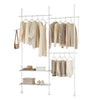 SoBuy Walk-in wardrobe 195x42x295cm FRG34-II-W
