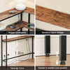 SoBuy Space-saving console table 120x20x65cm FSB19-SCH
