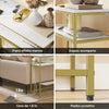 SoBuy Space-saving console table 120x20x65cm FSB19-SCH