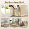 SoBuy Space-saving console table 120x20x65cm FSB19-SCH