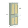 SoBuy FSB107-GR Scarpiera 4 ante salvaspazio con appendiabiti e cassetto (immagine 3/12)