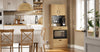 SoBuy FSB98-E-WG, Kitchen sideboard with 2 sockets and 2 USB ports 60 x 40 x 170 cm | Microwave kitchen cabinet with coffee corner, equipped with magnetic lamp with sensor, in PB and MDF (E1)