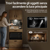 SoBuy FSB98-E-WG, Kitchen sideboard with 2 sockets and 2 USB ports 60 x 40 x 170 cm | Microwave kitchen cabinet with coffee corner, equipped with magnetic lamp with sensor, in PB and MDF (E1)