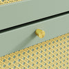 SoBuy FSR222-GR Scarpiera Salvaspazio 3 Ante Ribaltabili in Rattan (immagine 10/12)