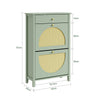 SoBuy FSR223-GR Scarpiera Salvaspazio 2 Ante con Cassetto (immagine 3/12)