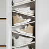 SoBuy FSR229-E-WN Armadio per Scarpe con 5 Ante e 14 Ripiani, Bianco - immagine 9/12