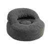 SoBuy FST100-DG Poltrona Relax con Schienale Regolabile e Poggiapiedi (immagine 1/12)