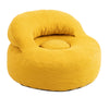 SoBuy FST100-Y Poltrona relax gialla con poggiapiedi (immagine 1/12)