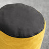 SoBuy FST100-Y Poltrona relax gialla con poggiapiedi (immagine 7/12)