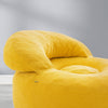 SoBuy FST100-Y Poltrona relax gialla con poggiapiedi (immagine 10/12)