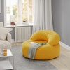 SoBuy FST100-Y Poltrona relax gialla con poggiapiedi (immagine 2/12)