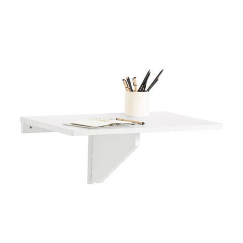 SoBuy Zložljiva miza za steno bela kuhinjska miza fwt03-w