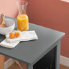 Kopija SoBuy Zložljiva miza za steno črna kuhinjska miza s fwt20-sch črnico
