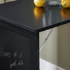 Kopija SoBuy Zložljiva miza za steno bela kuhinjska miza s fwt20-w blackboard