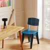 Kopija SoBuy Zložljivi stol, kuhinjski stol z oblazinjenim sedežem in hrbtom, stol z bukovim mizo, FST92-BL