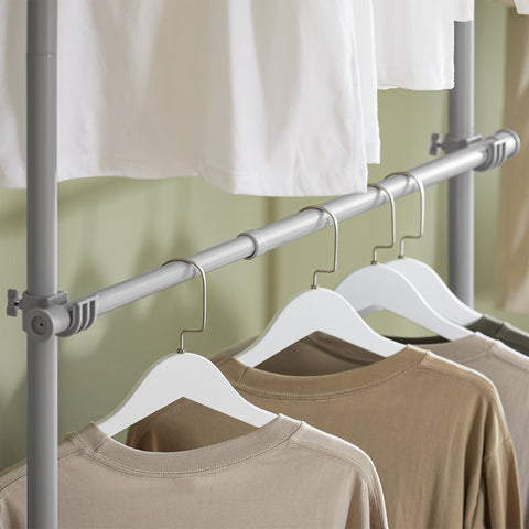 SoBuy Garderoba garderoba, višina in dolžina nastavljiva KLS04-HG
