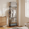 SoBuy KLS23-SCH Appendiabiti da terra in metallo e legno con cassetto (immagine 4/12)