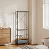 SoBuy KLS23-SCH Appendiabiti da terra in metallo e legno con cassetto (immagine 5/12)