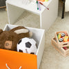 Kopija SoBuy Igre Box's Otroške igre Container Toy za otroške košare doščene bele in rumene 70x40x35cm kmb73-w