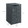 SoBuy OGS63-DG Copertura bidone immondizia 240L (immagine 3/12)