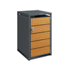 SoBuy OGS63-N Copri bidoni spazzatura 240L 1 bidone (immagine 1/12)