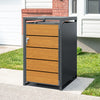 SoBuy OGS63-N Copri bidoni spazzatura 240L 1 bidone (immagine 2/12)