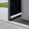 SoBuy OGS64-DG Copribidone doppio in acciaio zincato 240L per 2 bidoni (immagine 10/12)