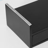 SoBuy Podpora za monitor PC Desk Organizatorski mizi Rialzo Black Monitor z 2 predali BBF02-SCHI