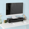SoBuy Podpora za monitor PC Desk Organizatorski mizi Rialzo Black Monitor z 2 predali BBF02-SCHI